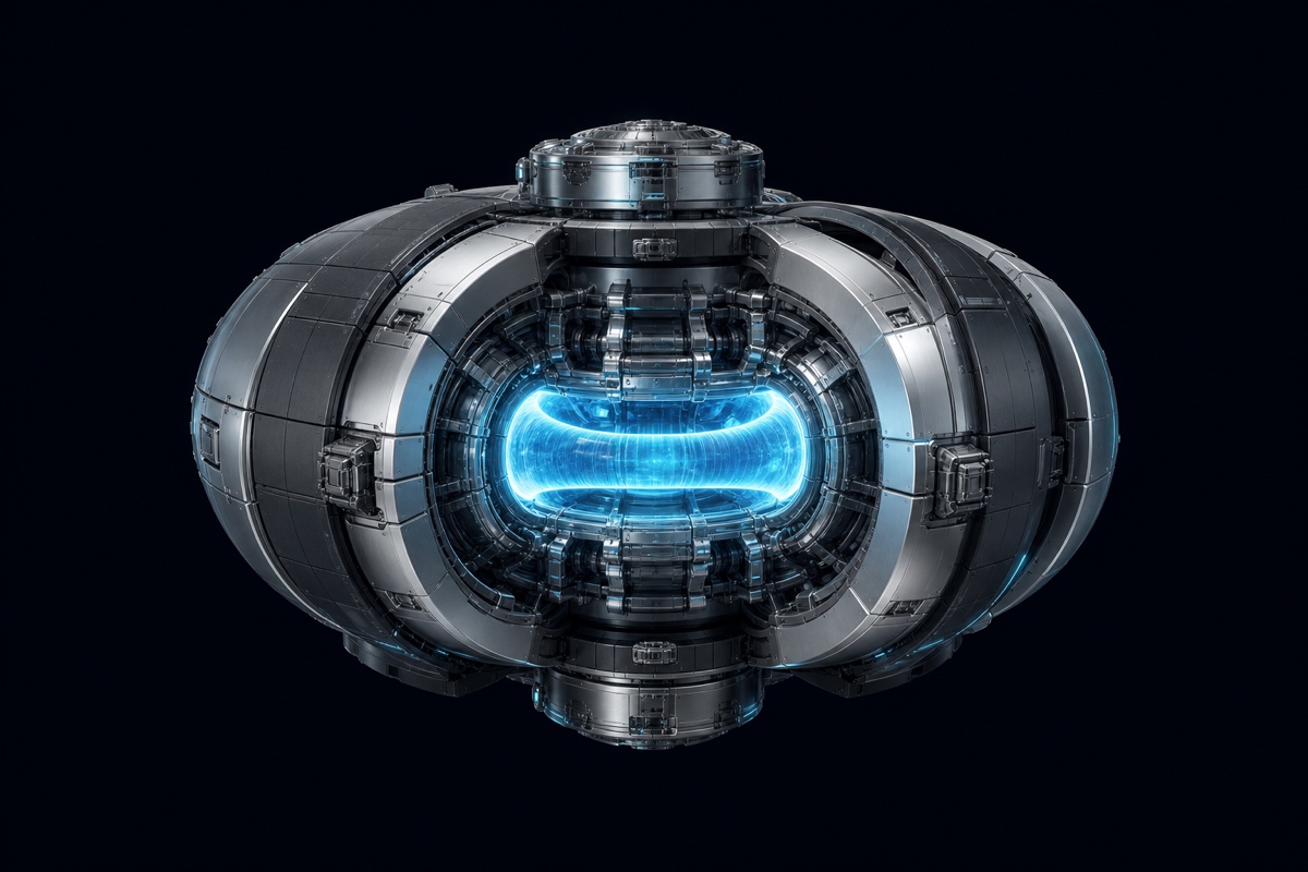 Conceptual stellarator fusion power-plant machine